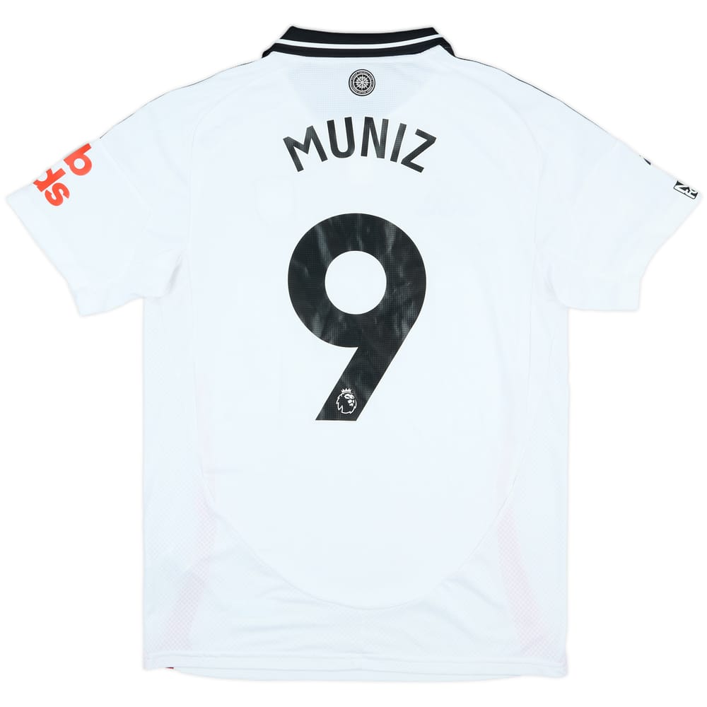 2024-25 Fulham Match Issue Home Shirt Muniz #9