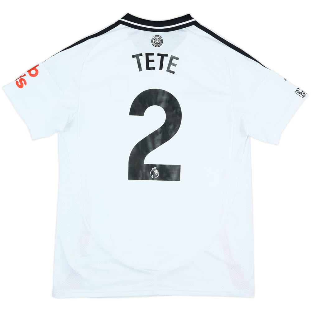 2024-25 Fulham Match Worn Home Shirt Tete #2
