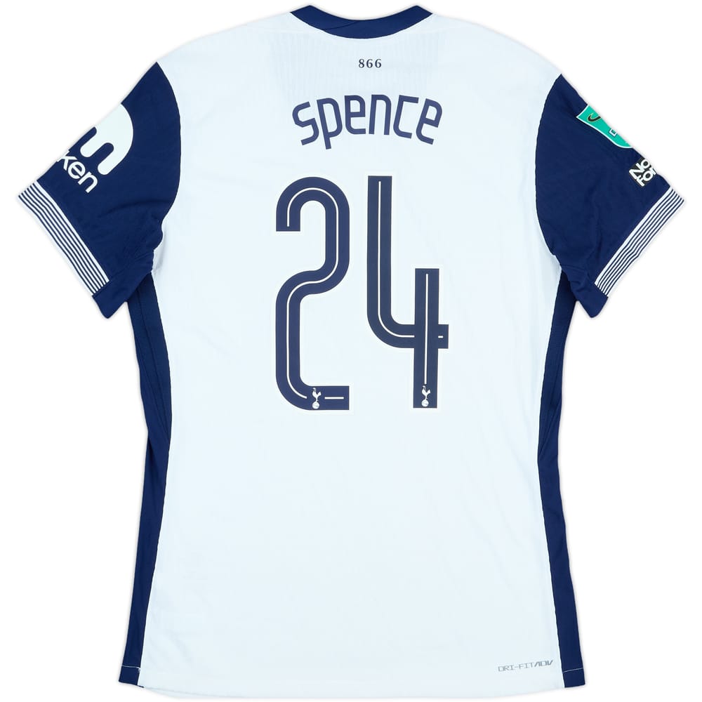 2024-25 Tottenham Match Issue Carabao Cup Home Shirt Spence #24