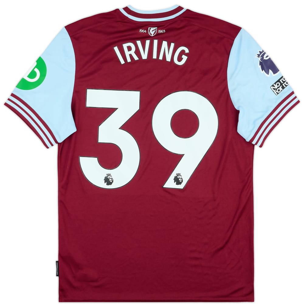 2024-25 West Ham Match Issue Home Shirt Irving #39