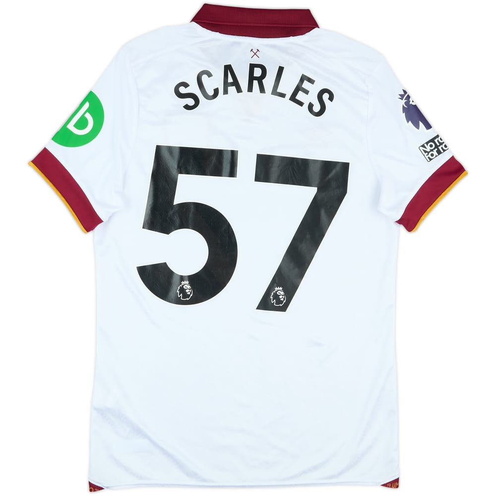 2024-25 West Ham Match Issue Third Shirt Scarles #57
