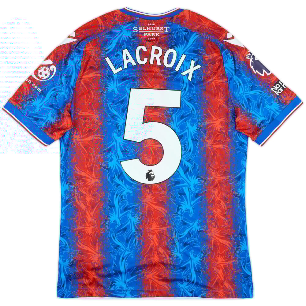 2024-25 Crystal Palace Match Issue Home Shirt Lacroix #5