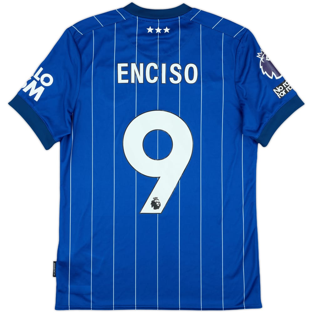 2024-25 Ipswich Match Issue Home Shirt Enciso #9