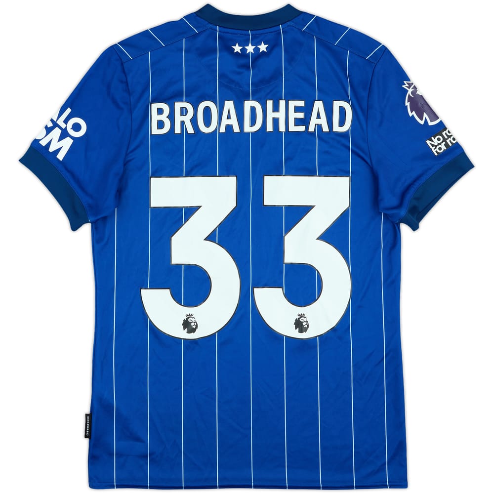 2024-25 Ipswich Match Issue Home Shirt Broadhead #33