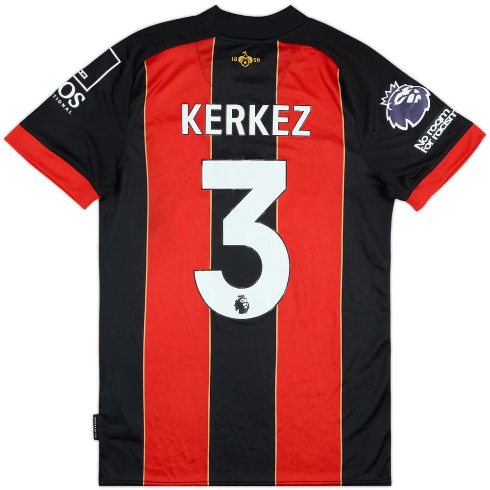 2024-25 Bournemouth Match Issue Home Shirt Kerkez #3