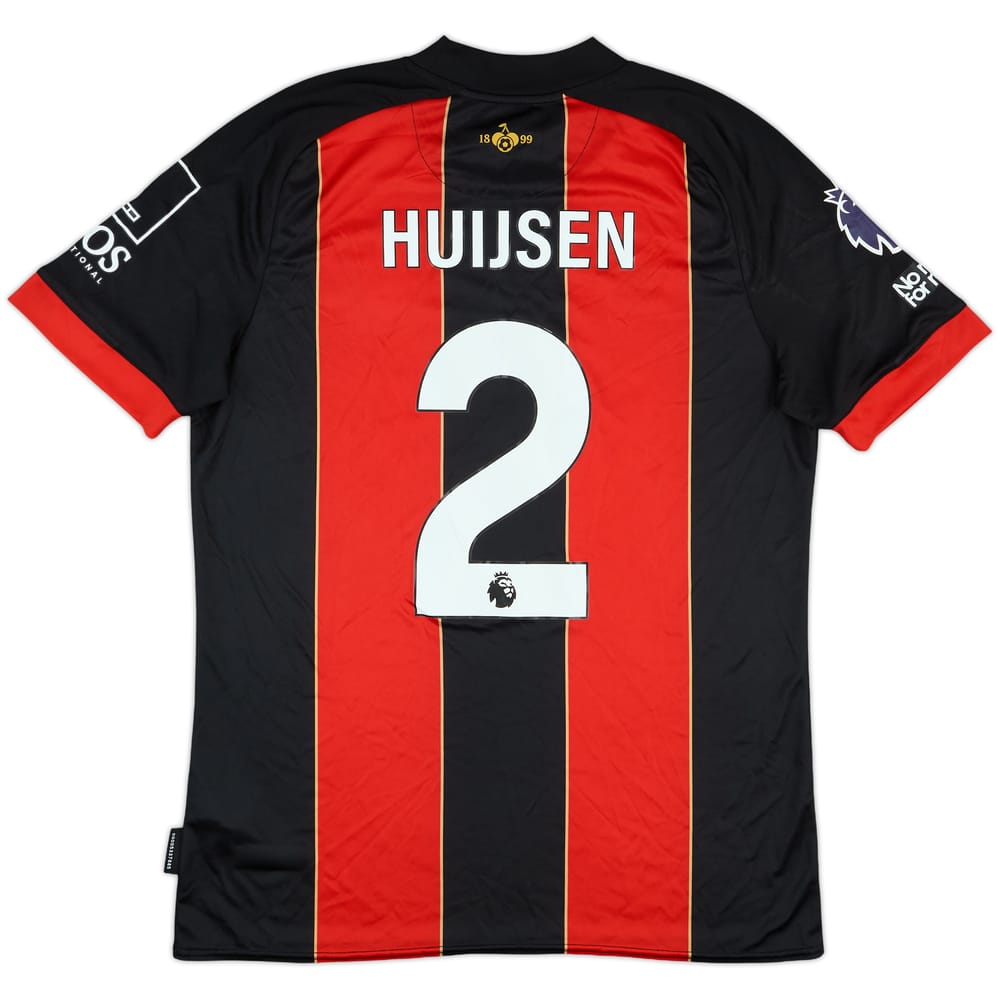 2024-25 Bournemouth Match Issue Home Shirt Huijsen #2