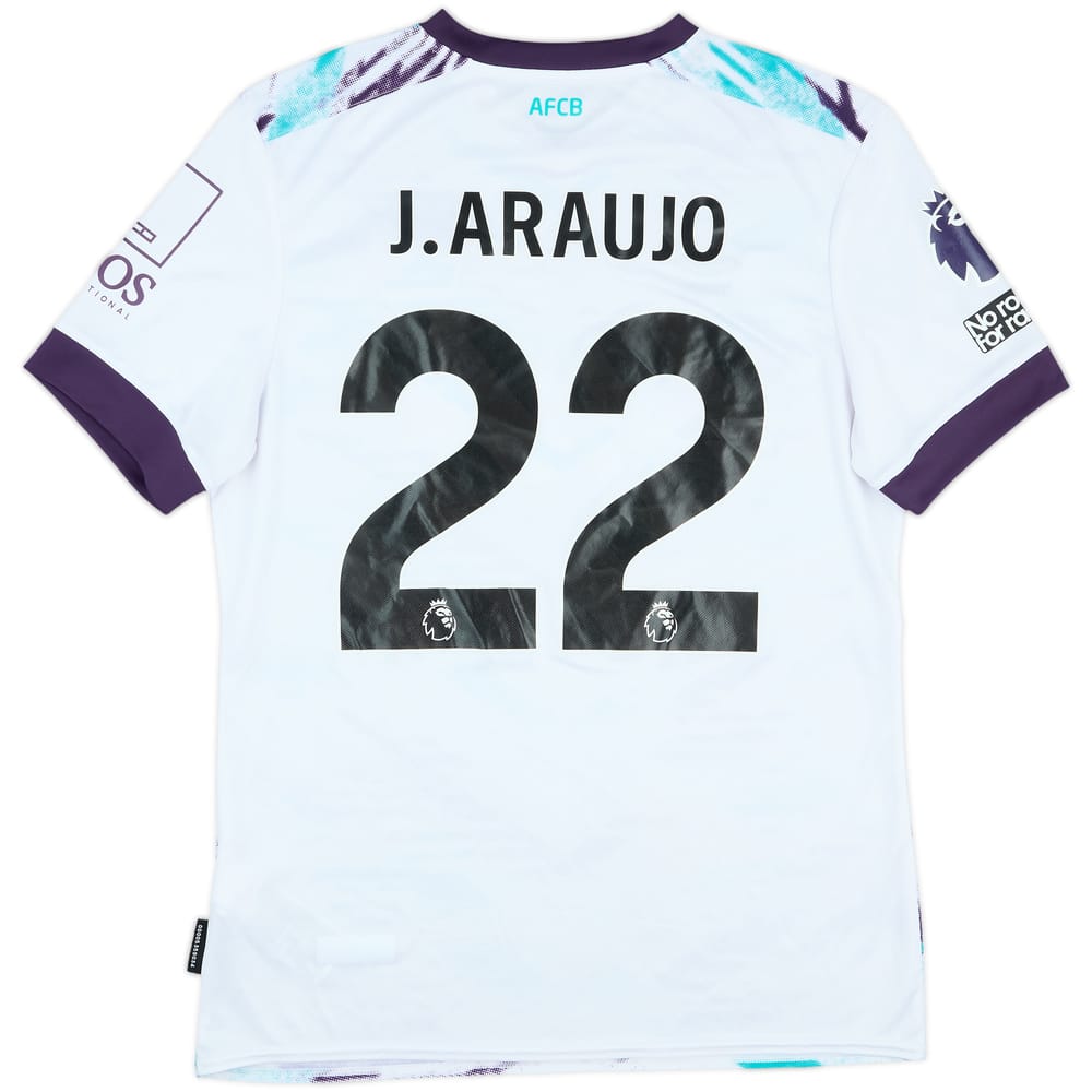 2024-25 Bournemouth Match Issue Away Shirt J.Araujo #22