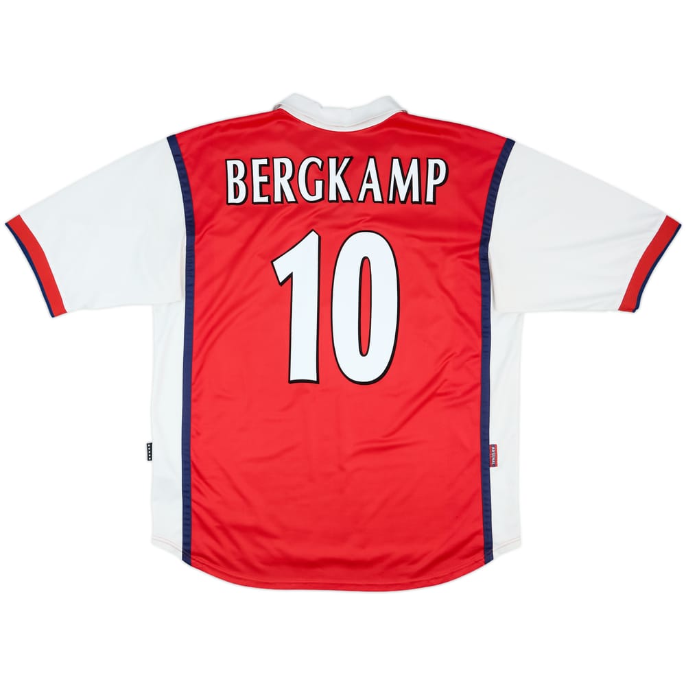 1999-00 Arsenal Home Shirt Bergkamp #10 - 8/10 - (XL)