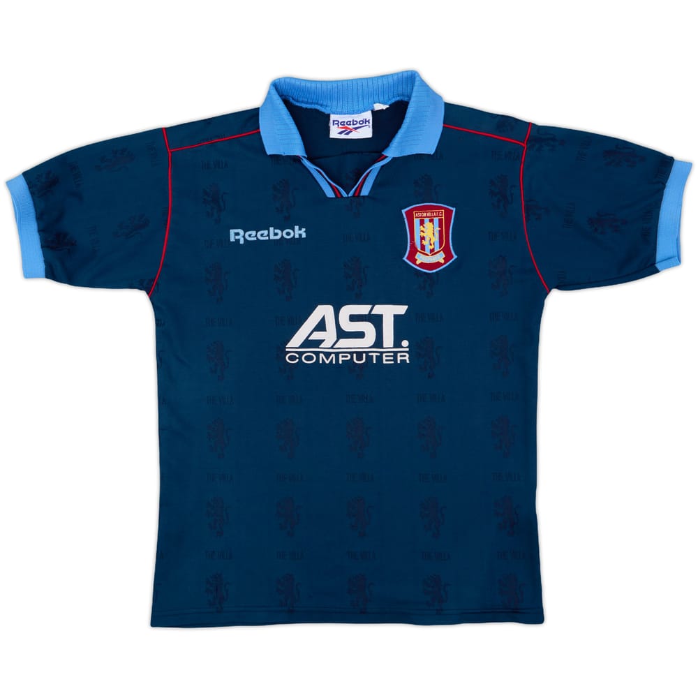 1995-97 Aston Villa Away Shirt - 8/10 - (L.Boys)