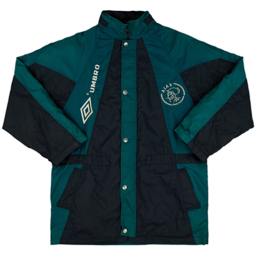 1996-97 Ajax Umbro Padded Bench Coat - 8/10 - (XXL)
