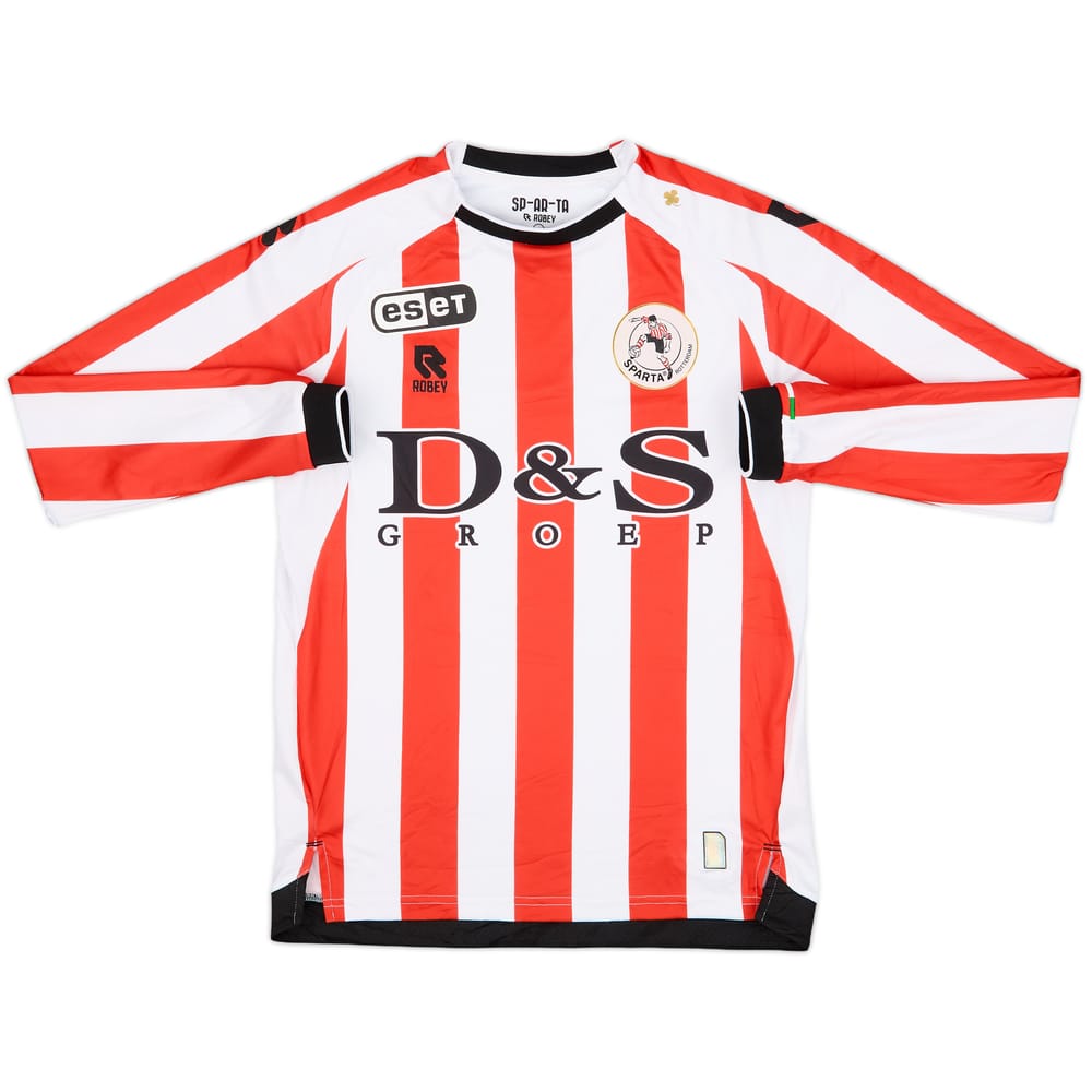 2021-22 Sparta Rotterdam Home L/S Shirt - 8/10 - (S)