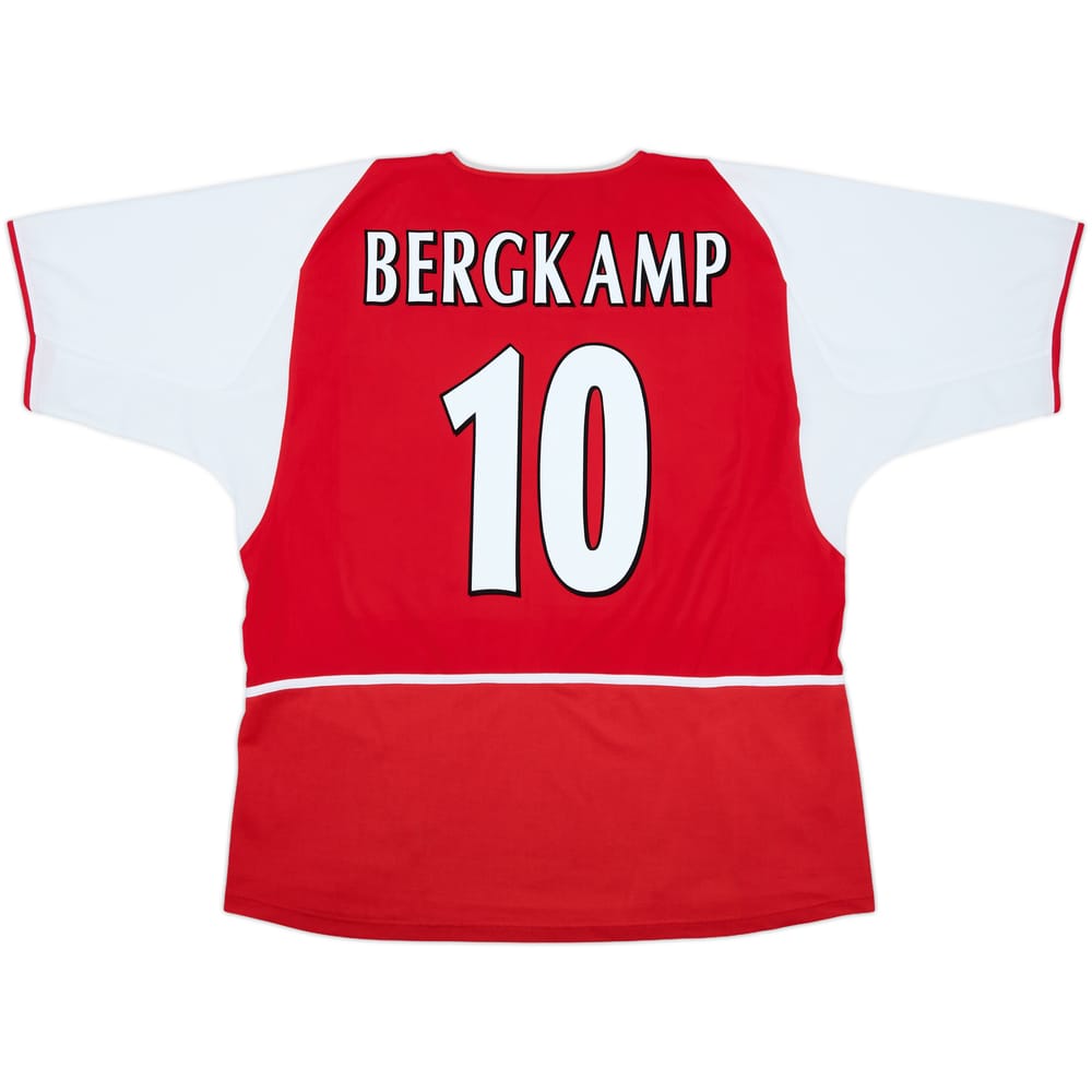 2002-04 Arsenal Home Shirt Bergkamp #10 - 8/10 - (XXL)