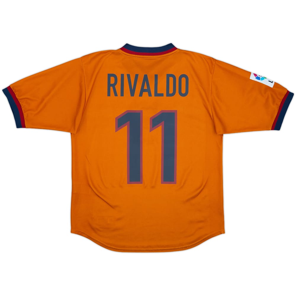 1998-00 Barcelona Third Shirt Rivaldo #11 - 7/10 - (S)