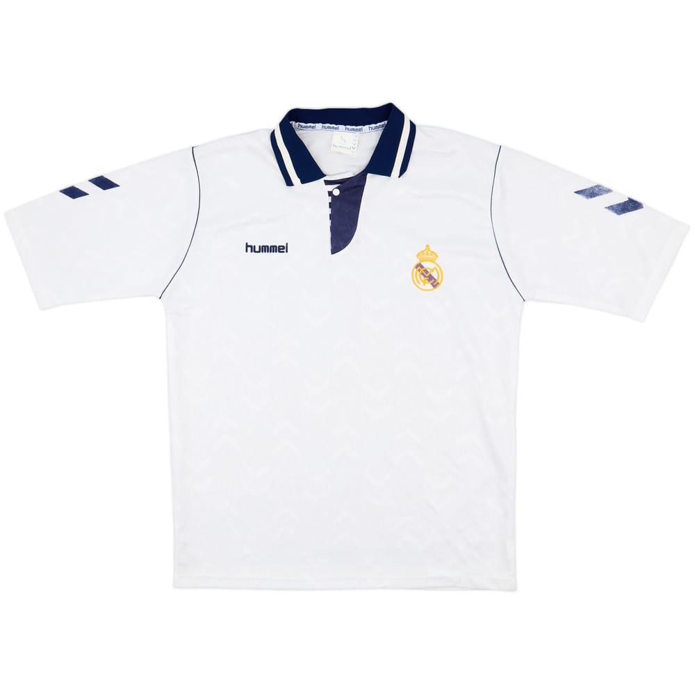 1992-93 Real Madrid Home Shirt - 8/10 - (XL)