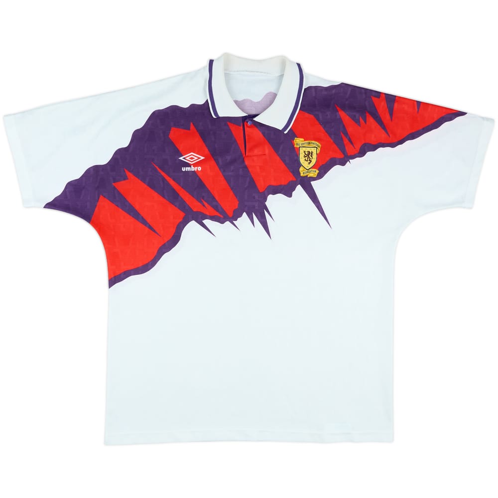 1991-93 Scotland Away Shirt - 8/10 - (XL)