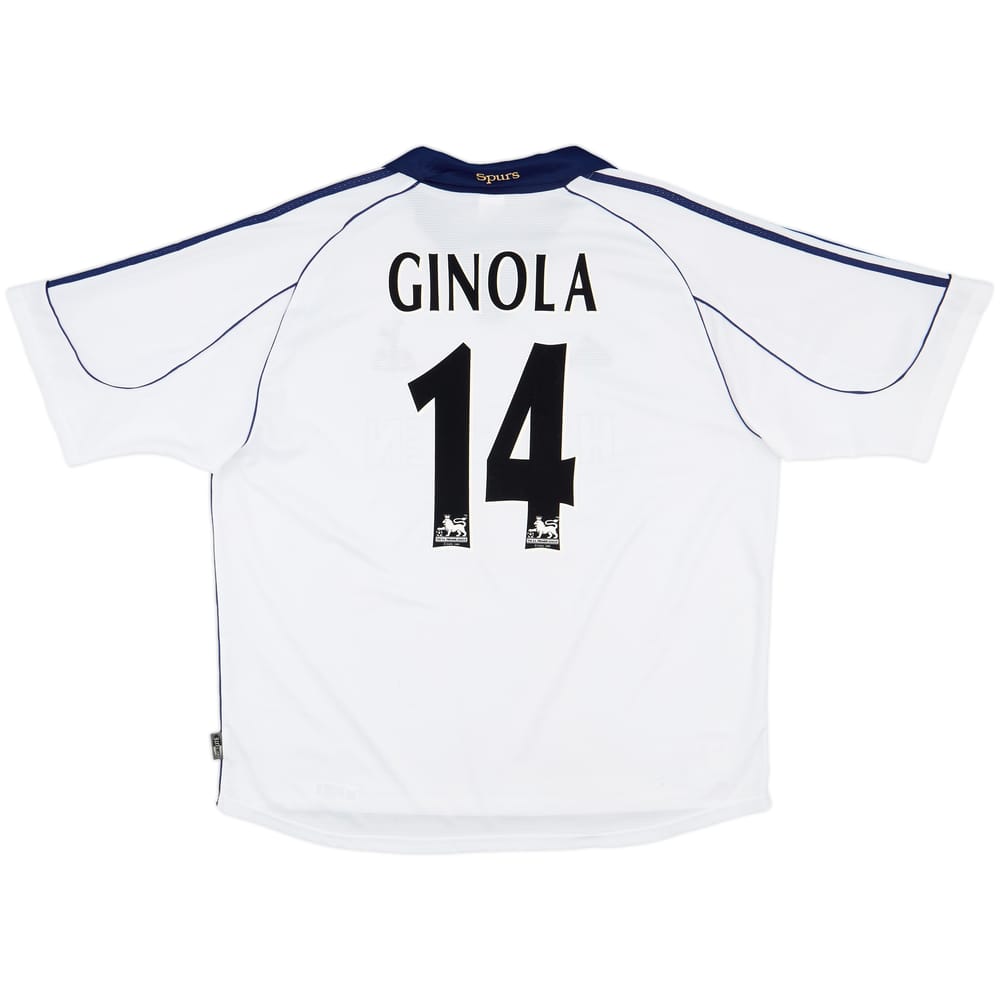 1999-01 Tottenham Home Shirt Ginola #14 - 7/10 - (XXL)