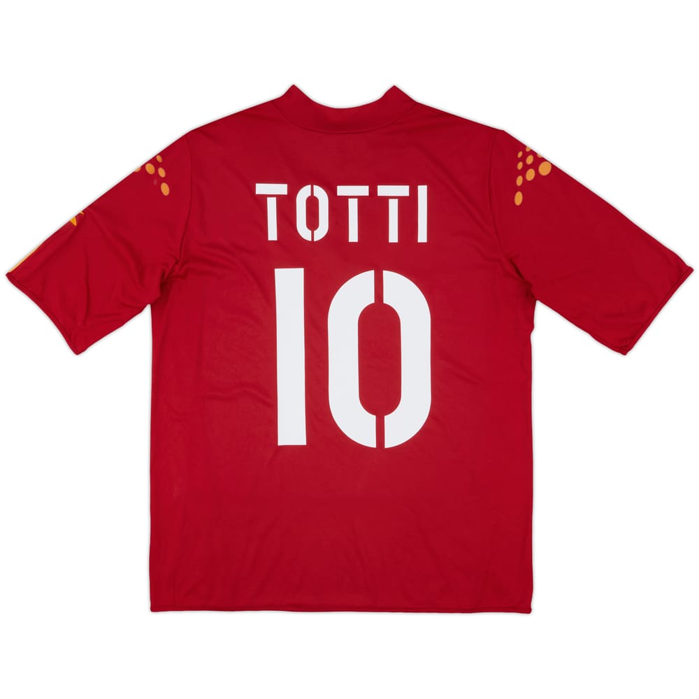 2003-04 Roma Home Shirt Totti #10 - 5/10 - (L)