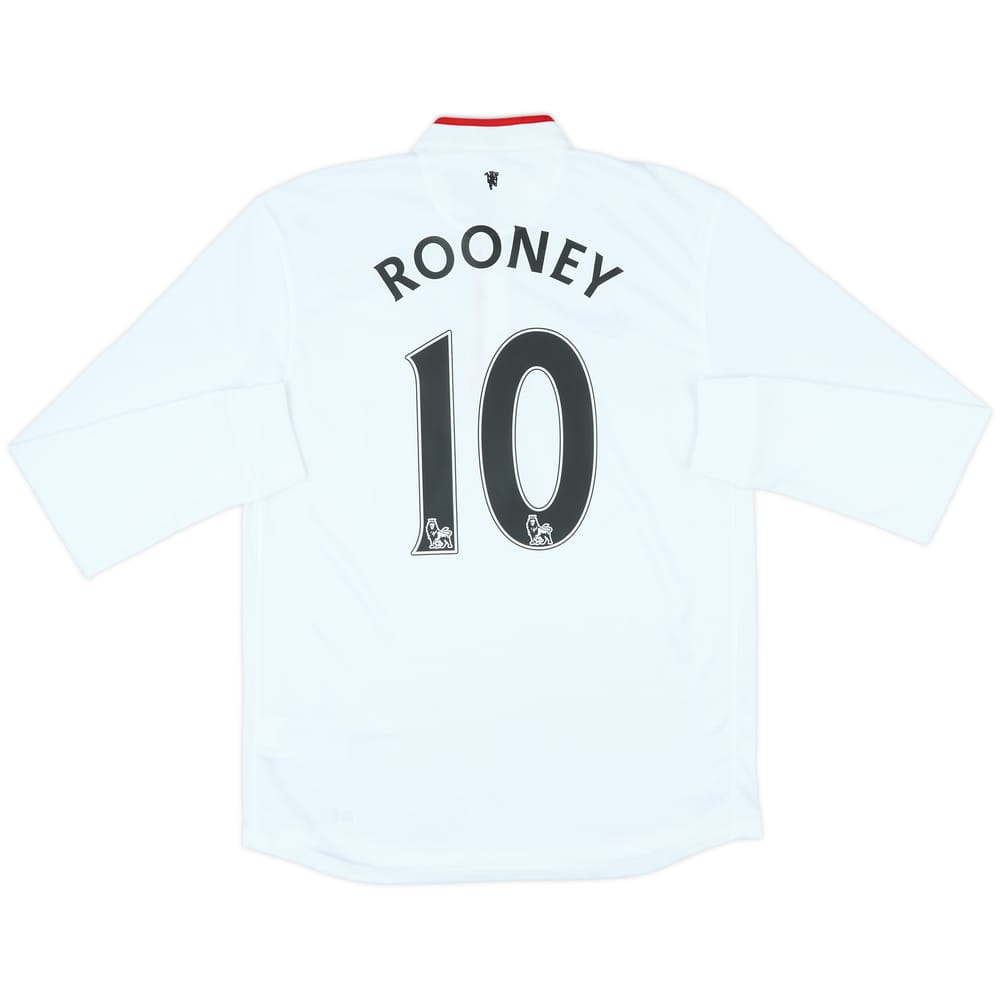 2012-14 Manchester United Away L/S Shirt Rooney #10 - 8/10 - (M)