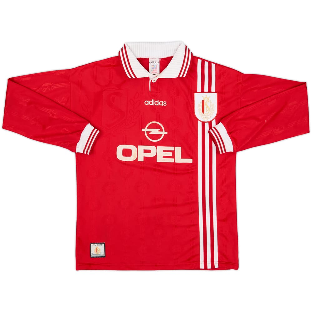 1996-97 Standard Liege Home L/S Shirt - 8/10 - (L.Boys)