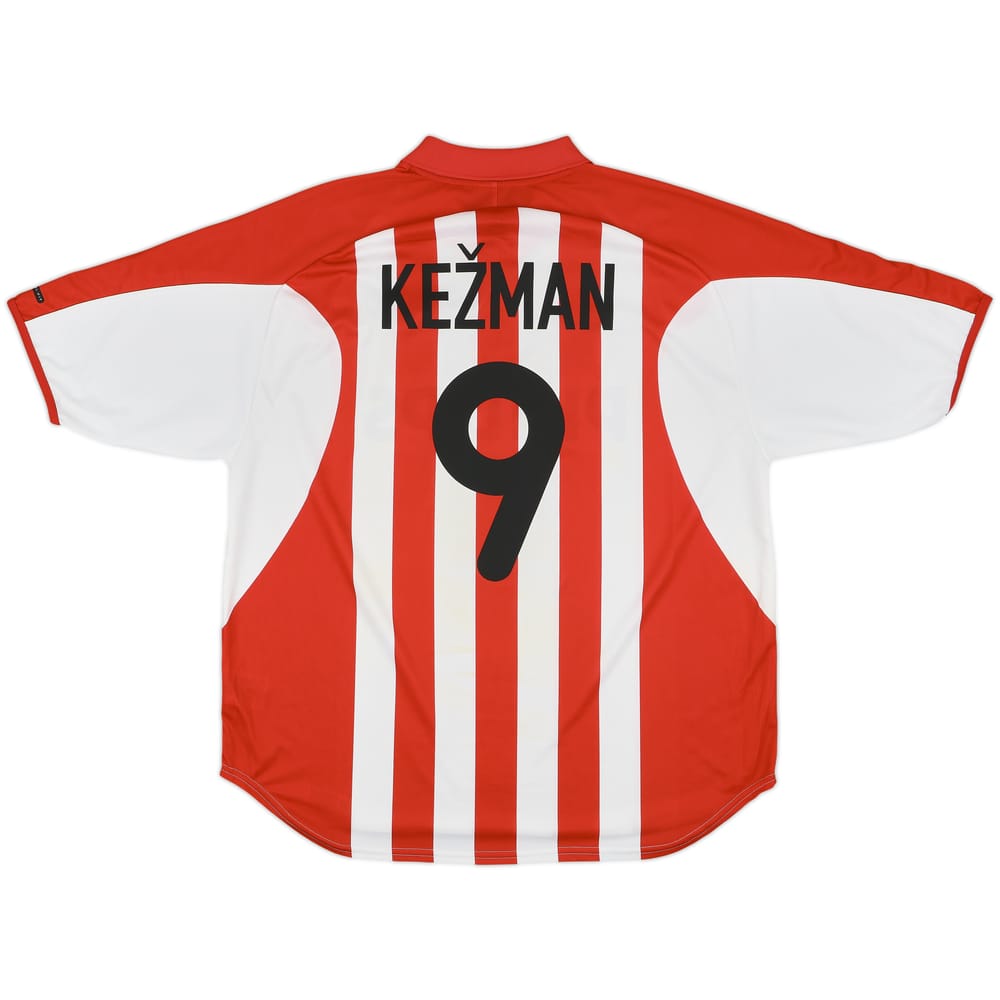 2000-02 PSV Home Shirt Kezman #9 - 8/10 - (XXL)