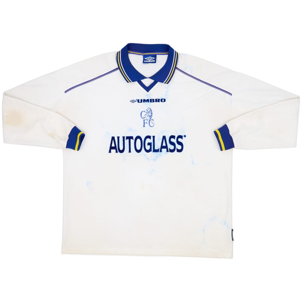 1998-00 Chelsea Away L/S Shirt - 3/10 - (3XL)