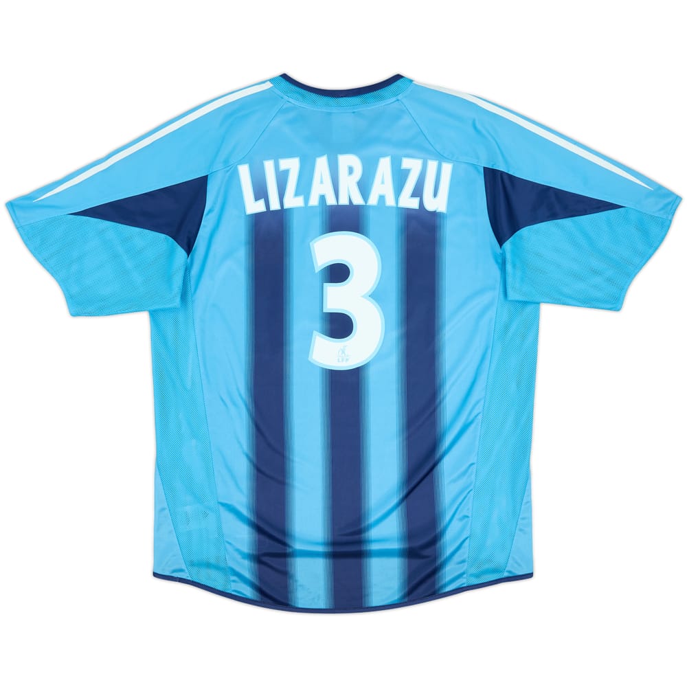 2004-05 Olympique Marseille Away Shirt Lizarazu #3 - 8/10 - (L)