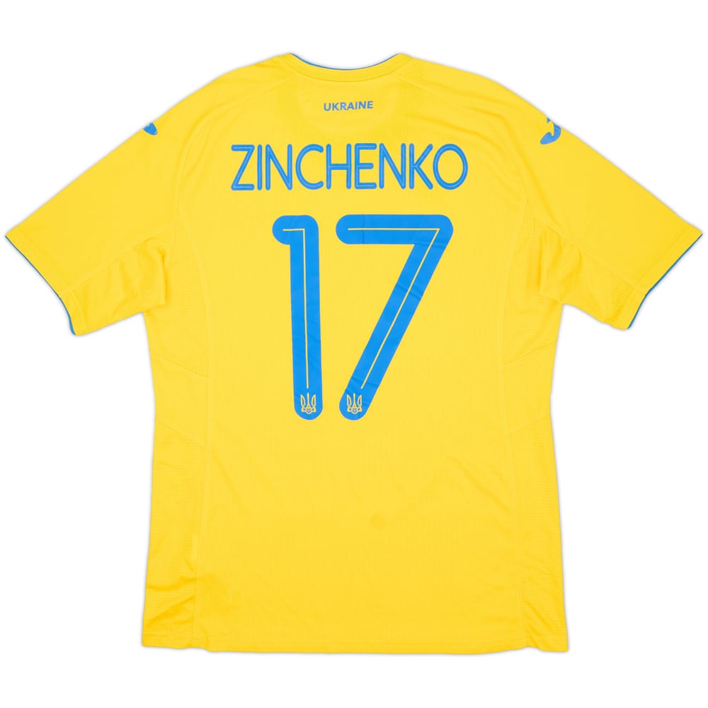 2020-21 Ukraine Home Shirt Zinchenko #17  (M)
