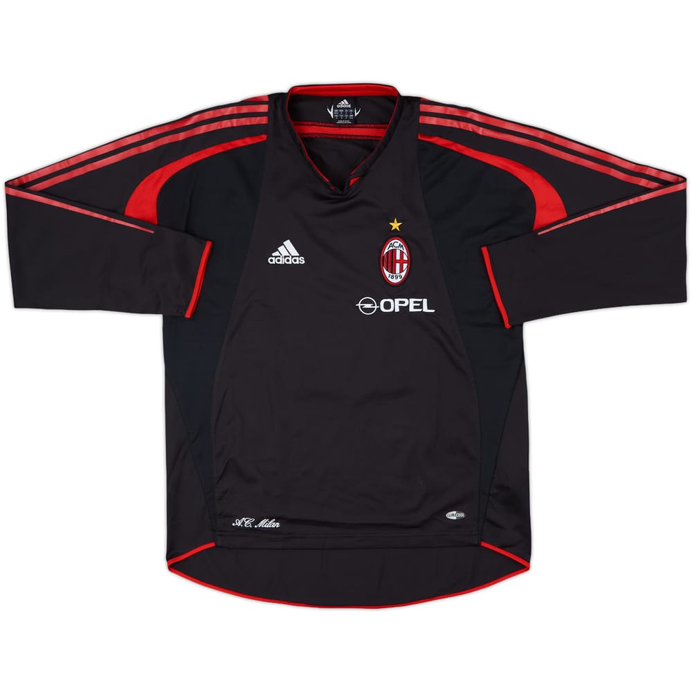 2004-05 AC Milan adidas Training L/S Shirt - 8/10 - (M/L)