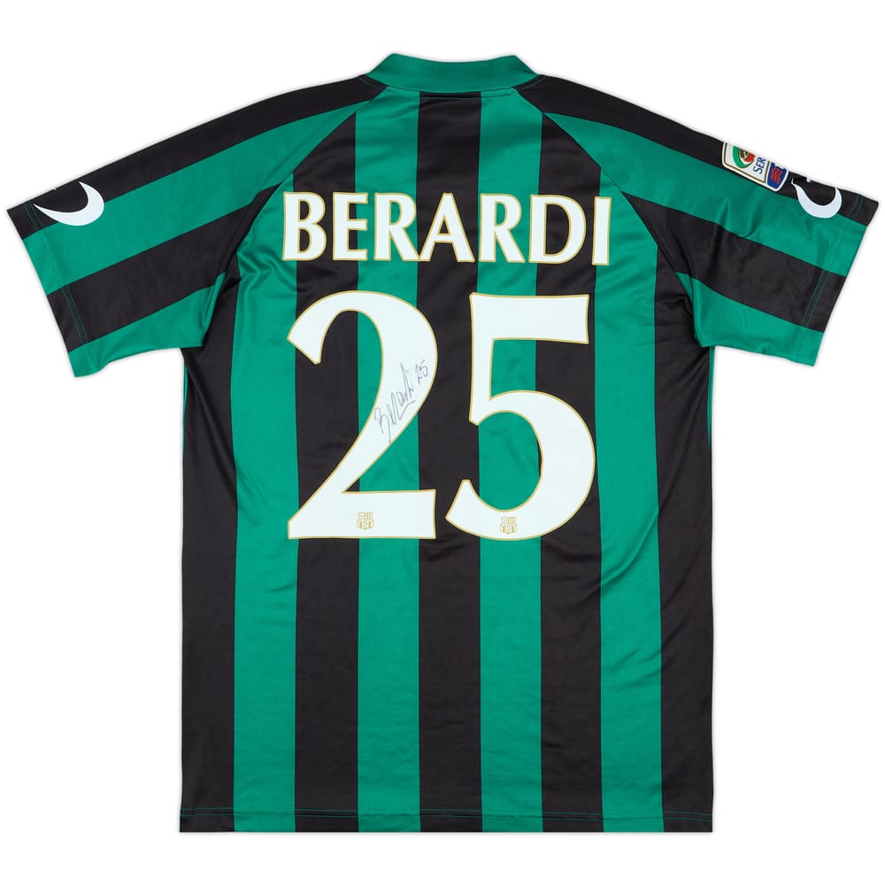 2014-15 Sassuolo Signed Home Shirt Berardi #25 - 6/10 - (L)
