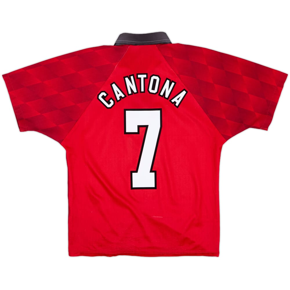 1996-98 Manchester United Home Shirt Cantona #7 - 5/10 - (M)