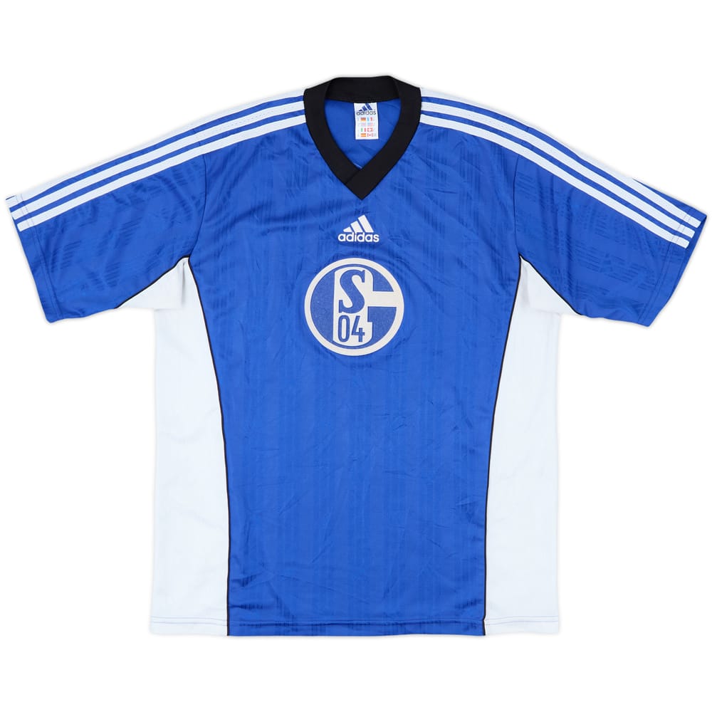 1998-99 Schalke adidas Training Shirt - 8/10 - (M)