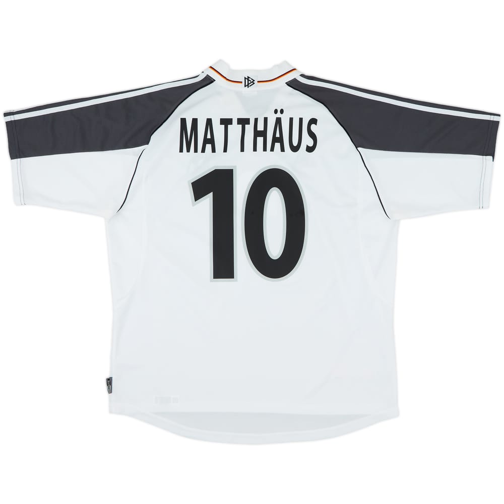 2000-02 Germany Home Shirt Matthaus #10 - 8/10 - (XL)