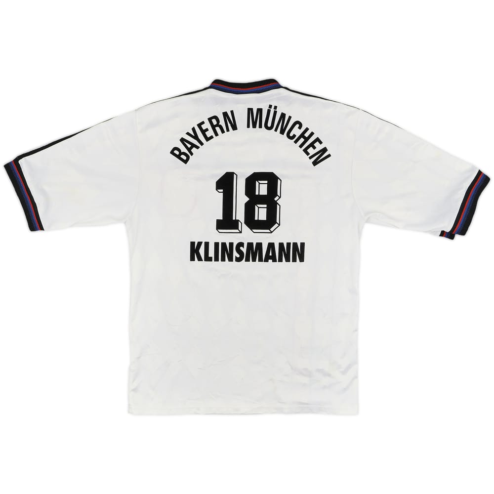 1996-98 Bayern Munich Away Shirt Klinsmann #18 - 8/10 - (S)