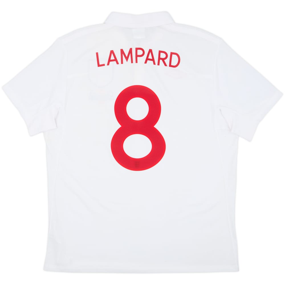2009-10 England 'South Africa' Home Shirt Lampard #8 (L)