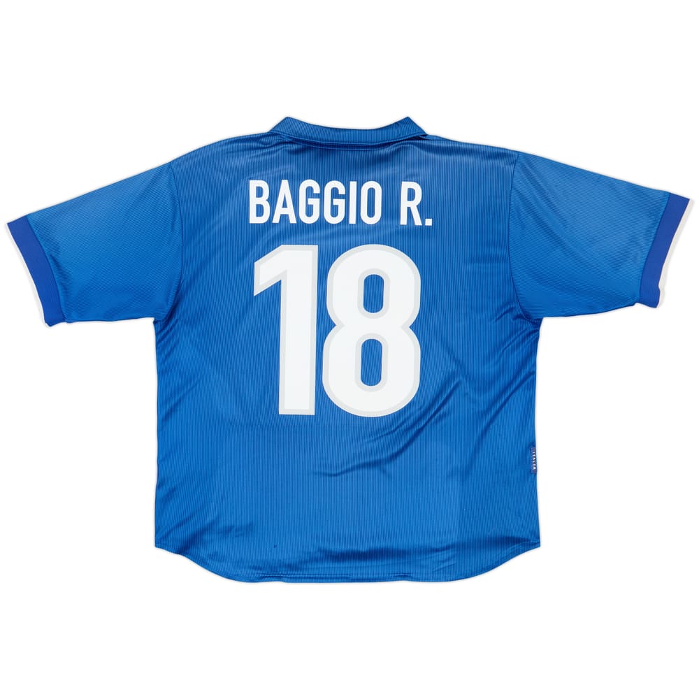 1997-98 Italy Home Shirt Baggio R. #18 - 6/10 - (XL)