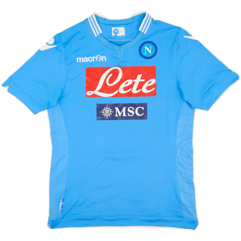 2013-14 Napoli Home Shirt - 7/10 - (XL)