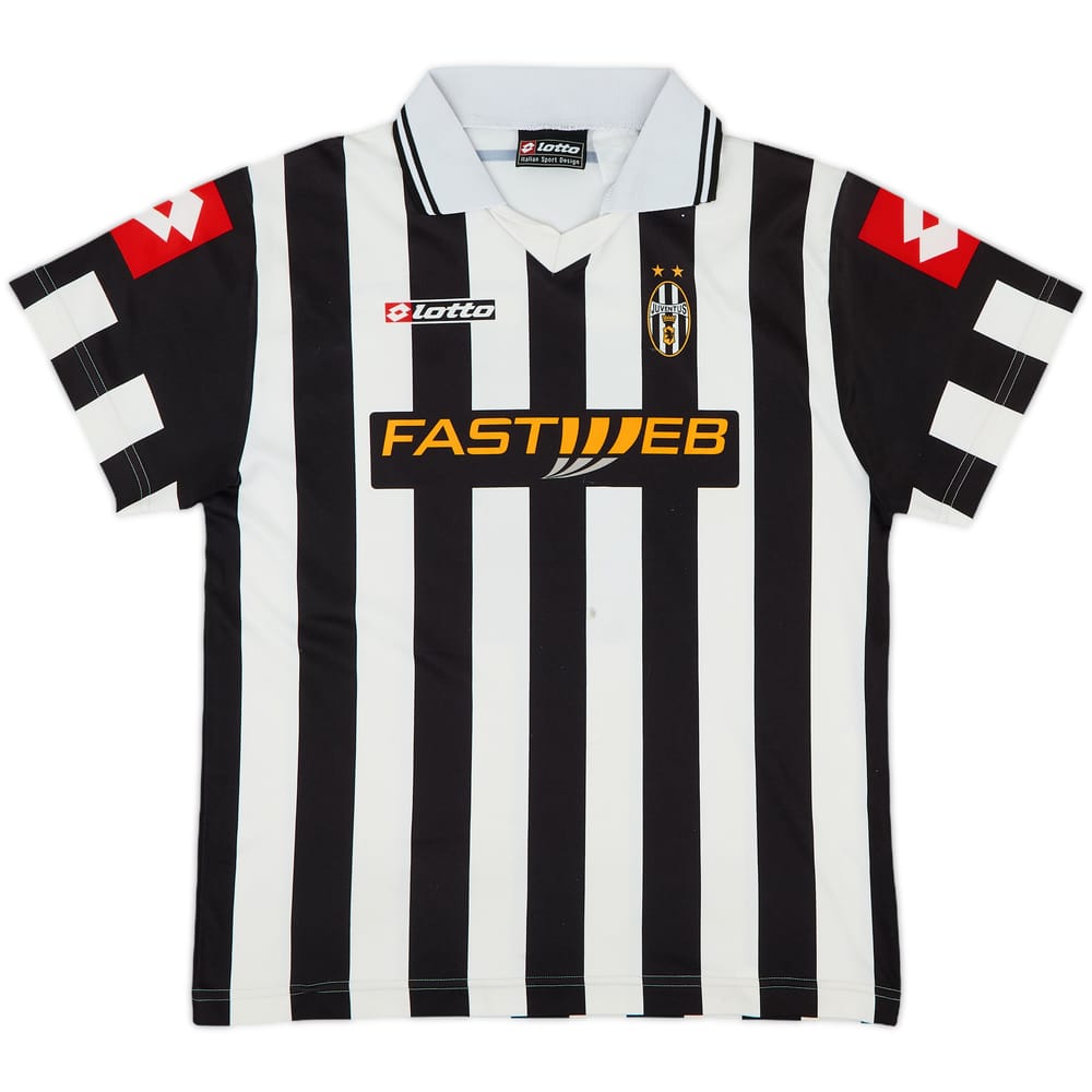 2000-01 Juventus Basic Home Shirt - 7/10 - (L.Boys)