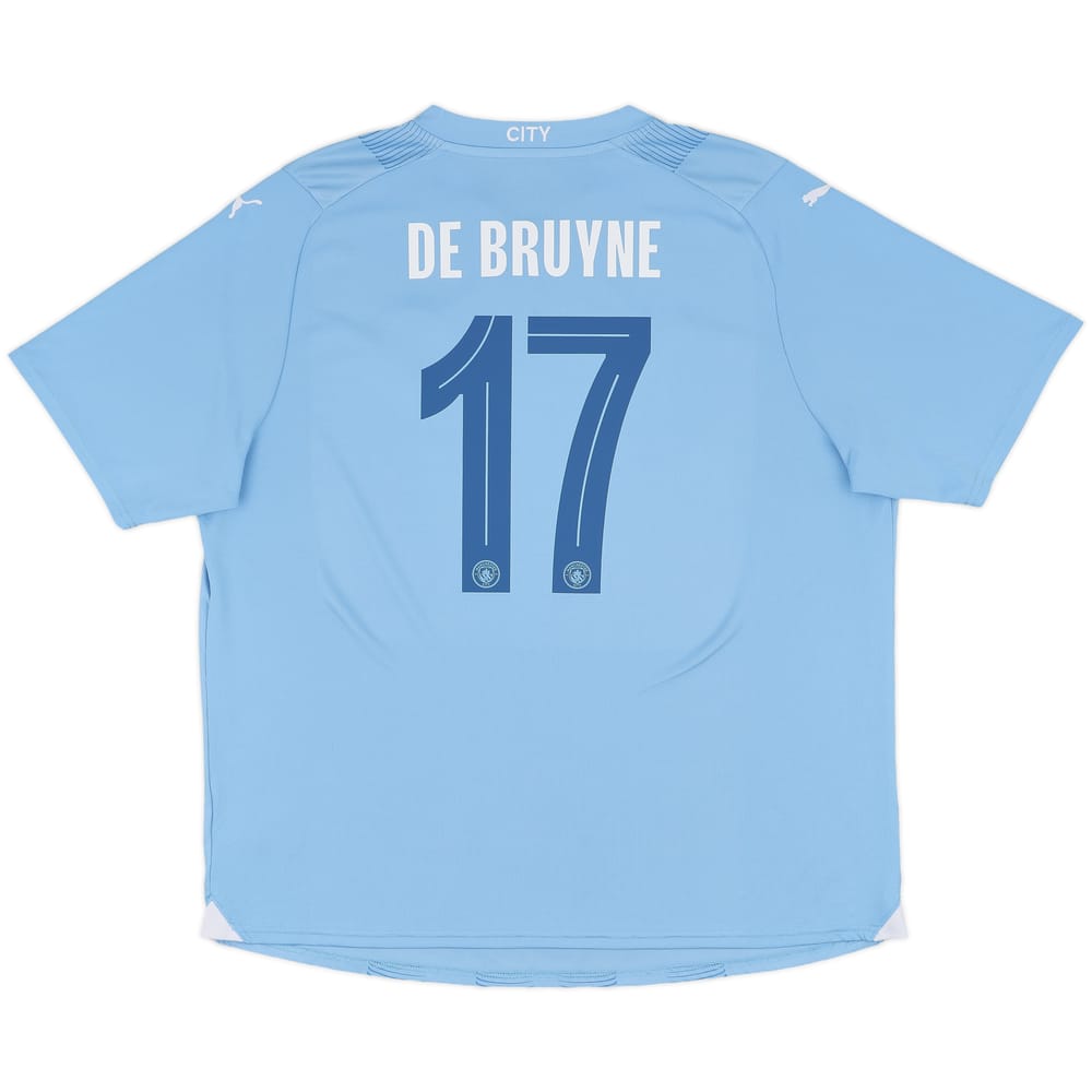 2023-24 Manchester City Home Shirt De Bruyne #17 - 7/10 - (XXL)