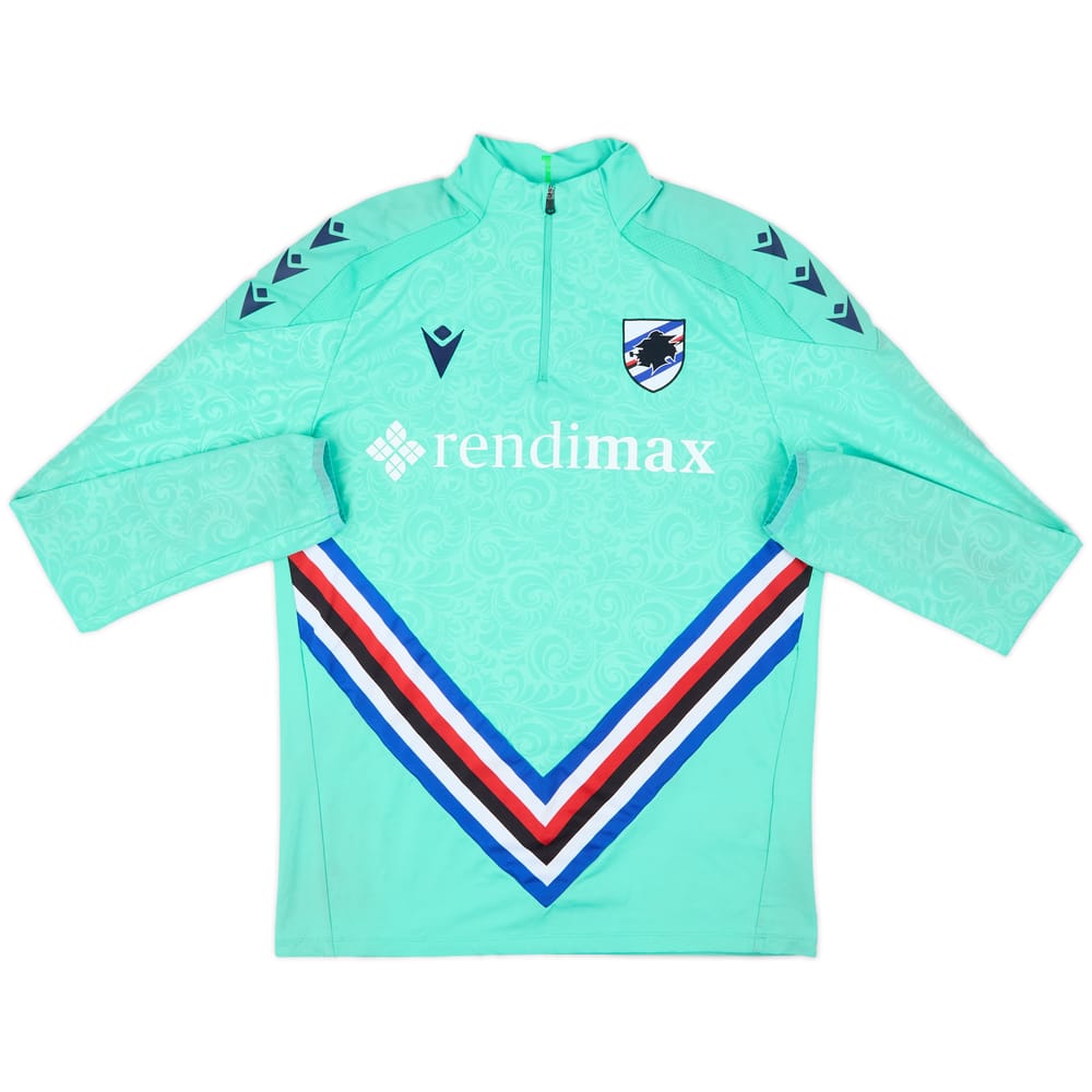 2022-23 Sampdoria Macron 1/4 Zip Drill Top - 6/10 - (M)