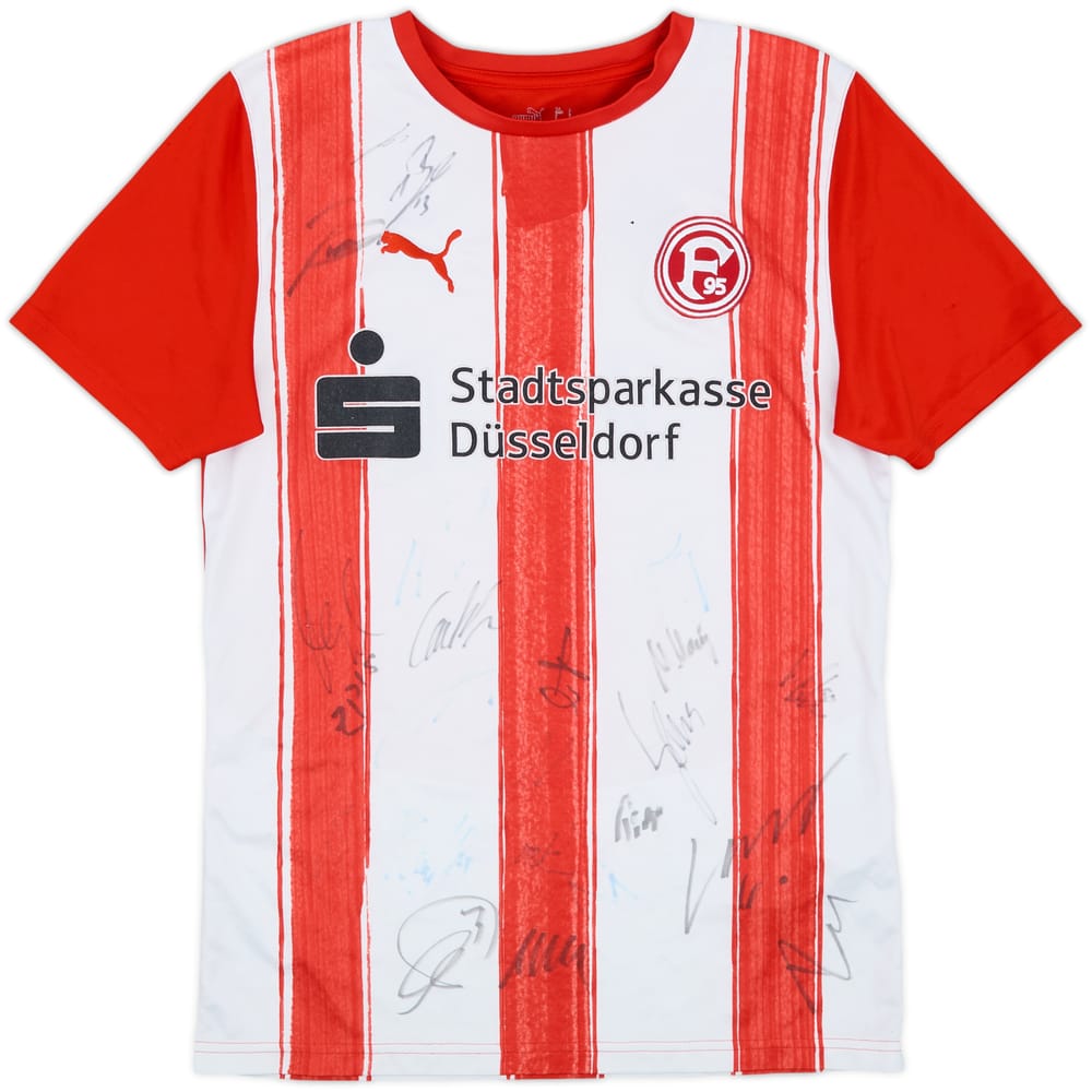 2010-11 Fortuna Dusseldorf Signed Home Shirt - 8/10 - (L.Boys)