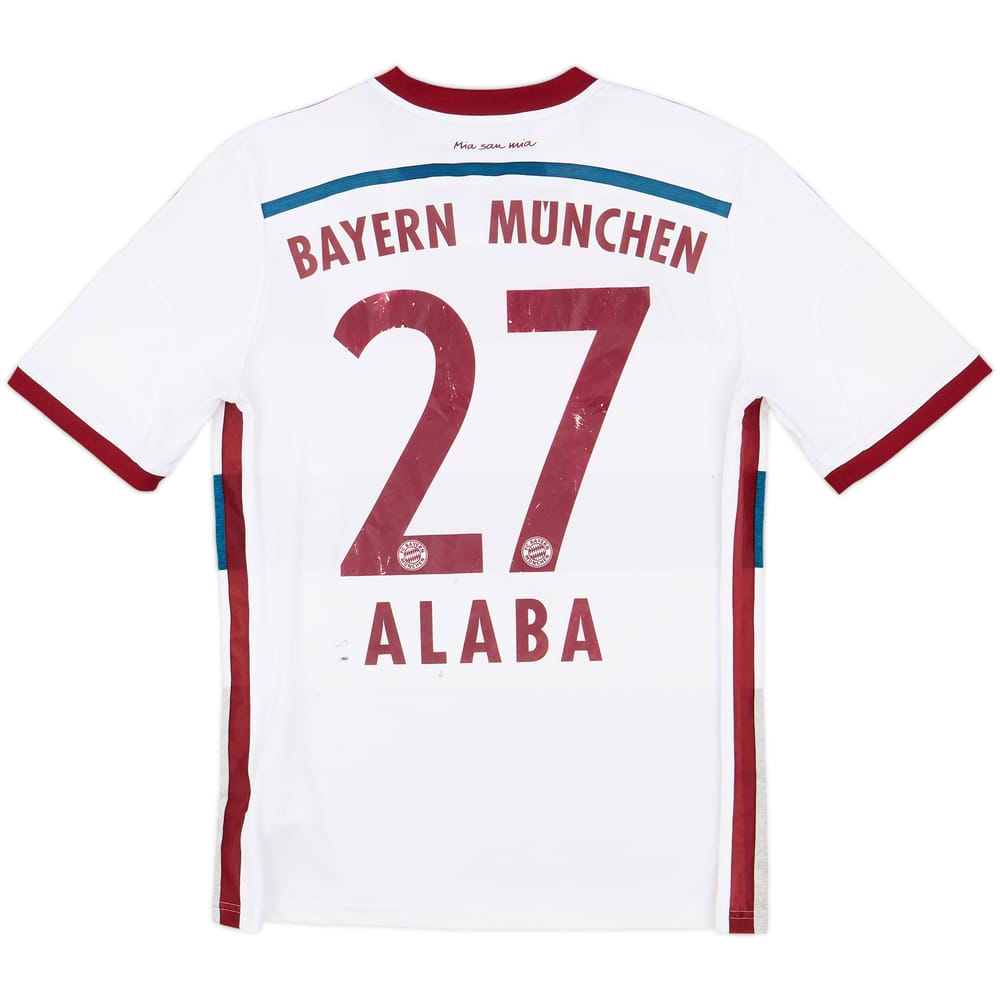 2014-15 Bayern Munich Away Shirt Alaba #27 - 5/10 - (XL.Boys)