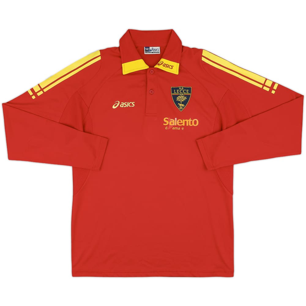 2006-07 Lecce Asics L/S Polo Shirt - 7/10 - (S)