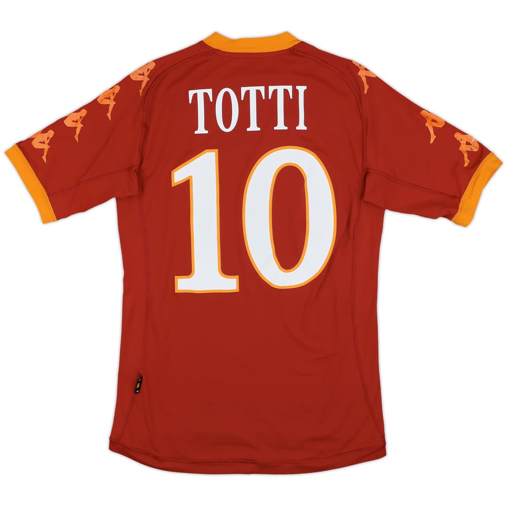 2010-11 Roma Home Shirt Totti #10 - 6/10 - (M)