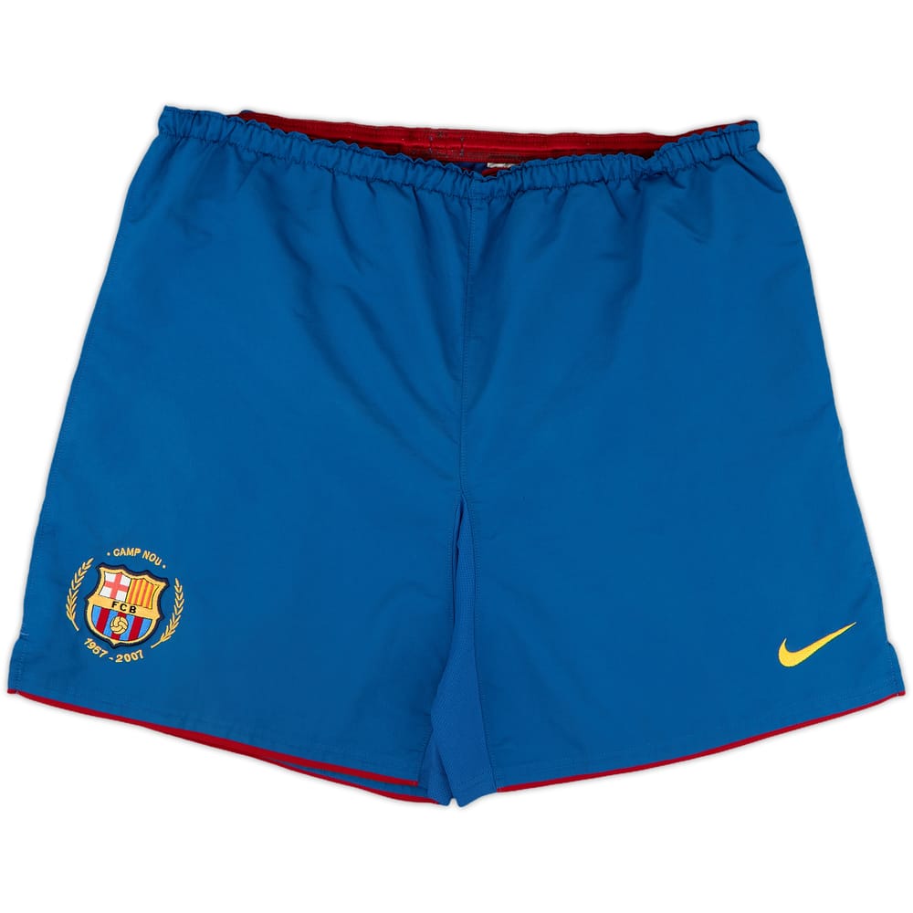 2007-08 Barcelona Home Shorts - 8/10 - (M)
