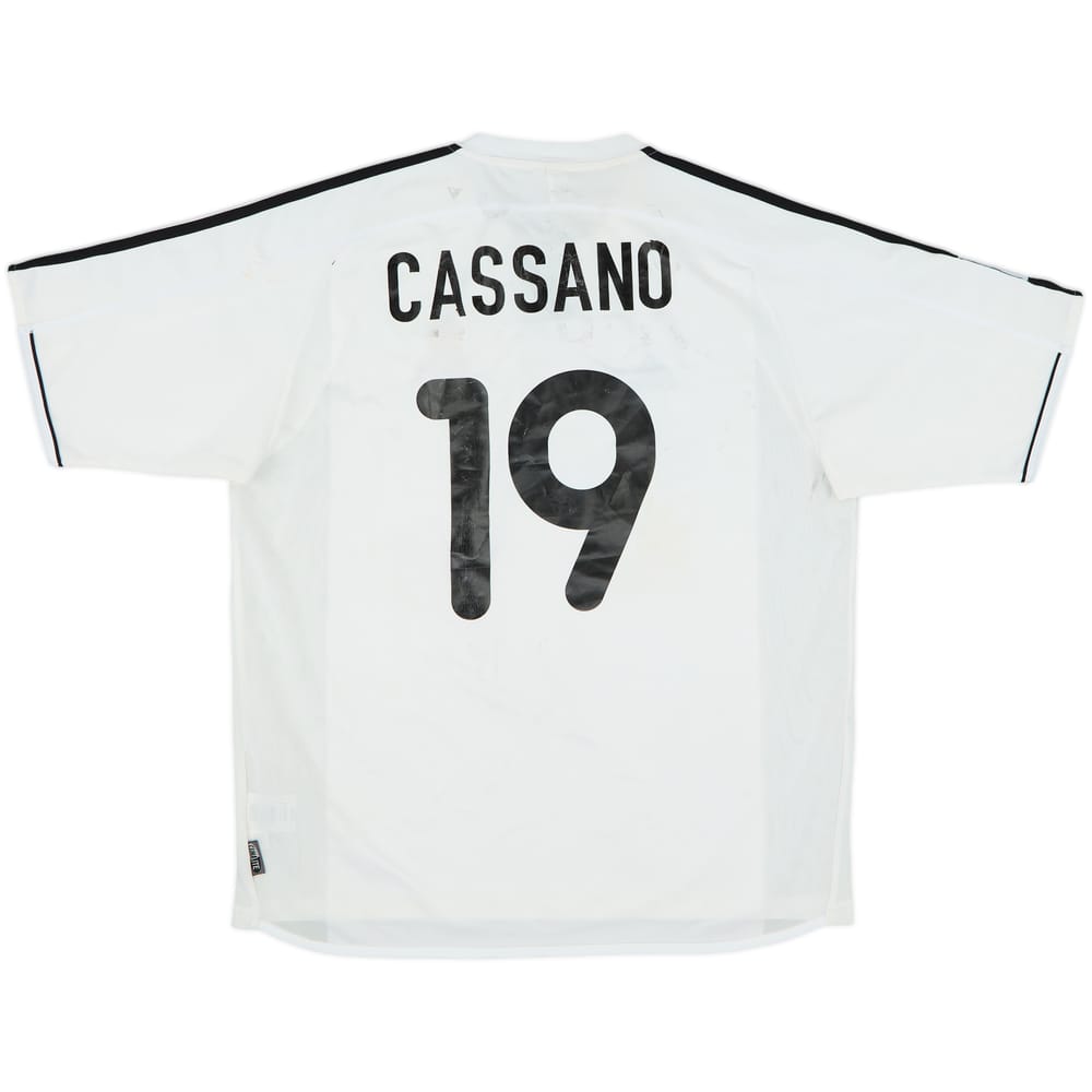2003-04 Real Madrid Home Shirt Cassano #19 - 5/10 - (L)