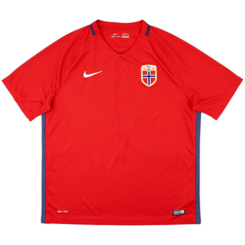 2016-18 Norway Home Shirt - 9/10 - (XL)
