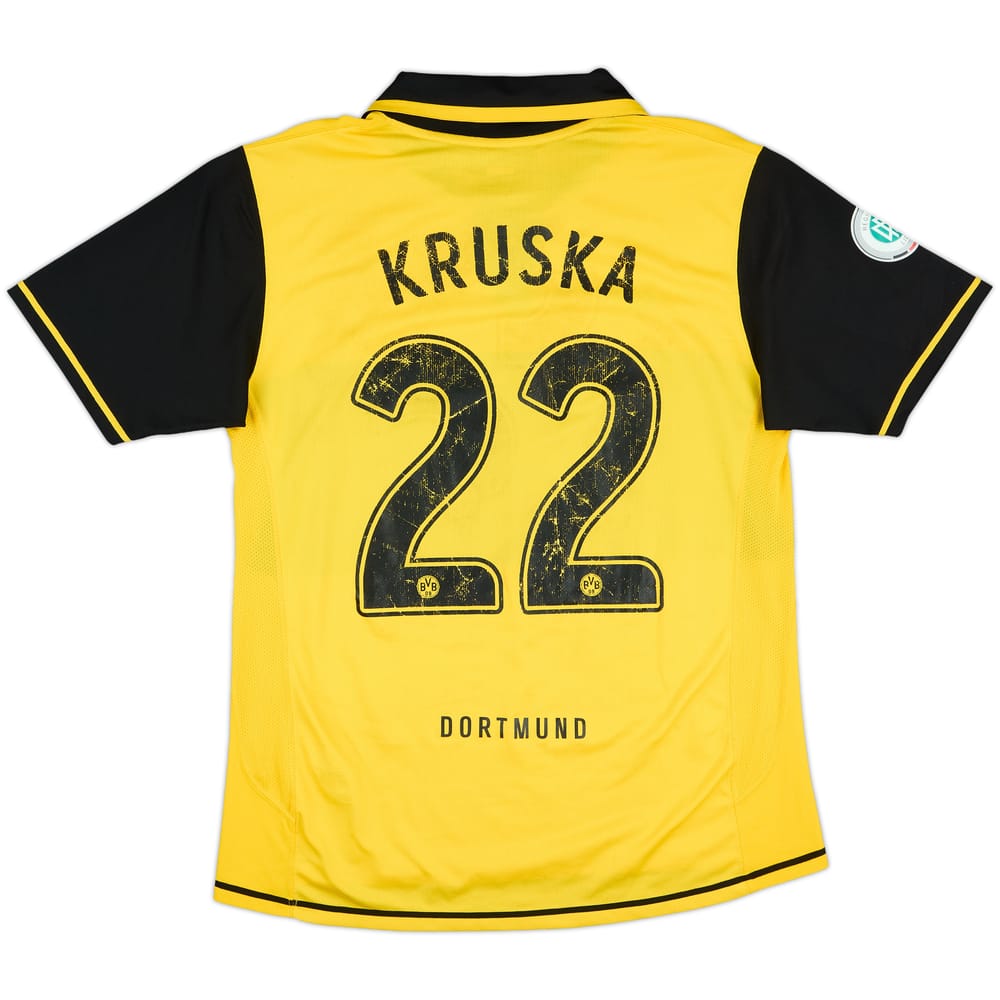 2007-08 Borussia Dortmund II Match Issue Home Shirt Kruska #22