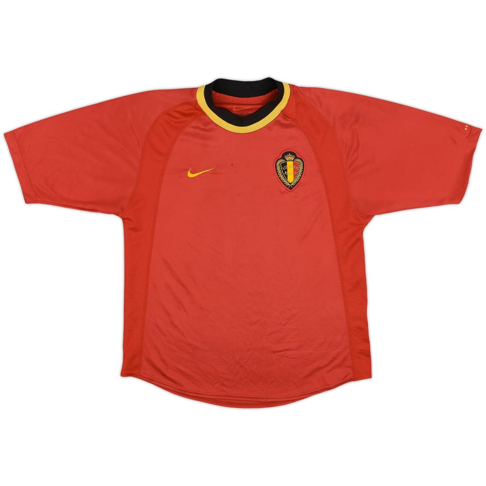 2000-02 Belgium Home Shirt - 4/10 - (L.Boys)