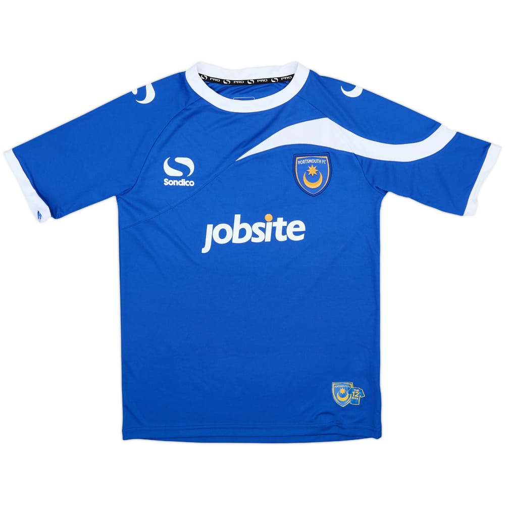 2013-14 Portsmouth Home Shirt - 9/10 - (XL.Boys)