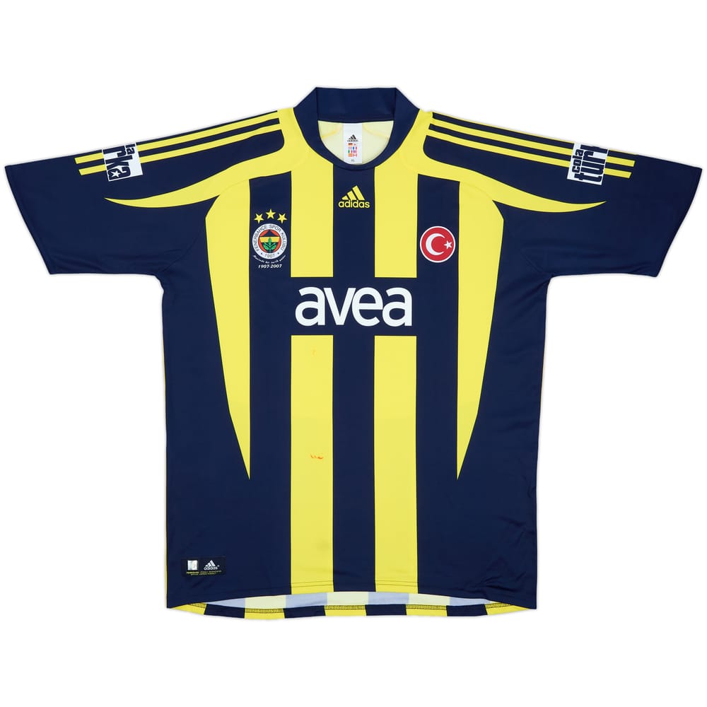 2007-08 Fenerbahce Home Shirt - 6/10 - (XL)